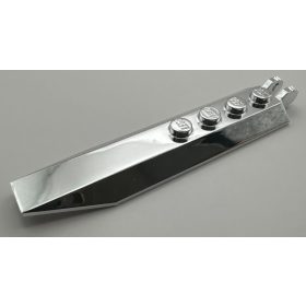   30407 | Chrome Silver Hinge Plate 1 x 8 with Angled Side Extensions or 50334 or 14137 - Top | Custom Chromed by Bubul