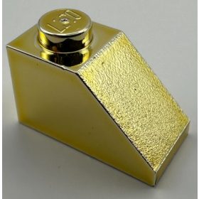   3040 Chrome Gold Slope 45 2 x 1 3040 or 6270 Custom Chromed by BUBUL