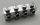 30414 | Chrome Silver Brick, Modified 1 x 4 with 4 Studs on 1 Side | Custom Chromed by BUBUL