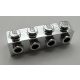 30414 | Chrome Silver Brick, Modified 1 x 4 with 4 Studs on 1 Side | Custom Chromed by BUBUL