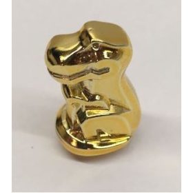 30464 | Chrome Gold Baby T-Rex | Custom Chromed by Bubul
