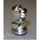 30464 | Chrome Silver Baby T-Rex | Custom chromed by Bubul