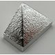 Chrome Silver Slope 45 2 x 1 Triple with Inside Bar  3048c Custom Chromed by Bubul