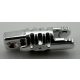 30554 | Chrome Silver Hinge Cylinder 1 x 3 Locking with 1 Finger and 2 Fingers on Ends, without Hole | Custom Chromed by BUBUL