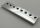 30586 Chrome Silver Plate, Modified 2 x 8 with Door Rail Custom Chromed by BUBUL