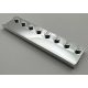 30586 Chrome Silver Plate, Modified 2 x 8 with Door Rail Custom Chromed by BUBUL