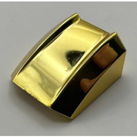   30602 Chrome Gold Slope, Curved 2 x 2 Lip, No Studs Custom chromed by BUBUL
