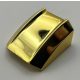 30602 Chrome Gold Slope, Curved 2 x 2 Lip, No Studs Custom chromed by BUBUL