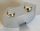 3063, 85080 | Chrome Silver Brick, Round Corner 2 x 2 Macaroni | Custom Chromed by Bubul