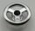30663, 16091 | Chrome Silver Vehicle, Steering Wheel Small, 2 Studs Diameter | Custom Chromed by BUBUL