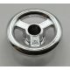 30663, 16091 | Chrome Silver Vehicle, Steering Wheel Small, 2 Studs Diameter | Custom Chromed by BUBUL