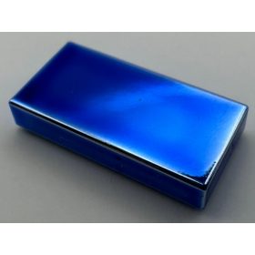   3069, 3069b | Chrome Blue Tile 1 x 2 with Groove | Custom Chromed by Bubul