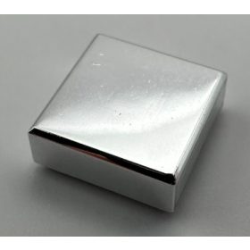   3070b_Chrome Silver Tile 1 x 1 with Groove  3070 3070b  Custom Chromed by Bubul