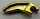 3171 | Chrome Gold Barb / Claw / Horn / Tooth with Clip, Angled | Custom Chromed by BUBUL