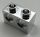 32000 | Chrome Silver Technic, Brick 1 x 2 with Holes | Custom Chromed by Bubul