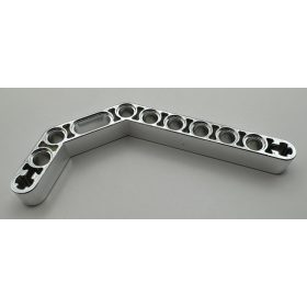   Chrome Silver Technic, Liftarm 1 x 11.5 Double Bent Thick  32009 Custom chromed by Bubul