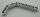 Chrome Silver Technic, Liftarm 1 x 11.5 Double Bent Thick  32009 Custom chromed by Bubul