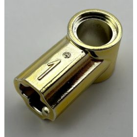   32013, 42127 | Chrome GOLD Technic, Axle and Pin Connector Angled #1 | Custom Chromed by BUBUL