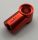 32013, 42127 | Chrome Red Technic, Axle and Pin Connector Angled #1 | Custom Chromed by BUBUL