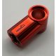 32013, 42127 | Chrome Red Technic, Axle and Pin Connector Angled #1 | Custom Chromed by BUBUL