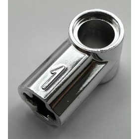   32013, 42127 | Chrome Silver Technic, Axle and Pin Connector Angled #1 | Custom Chromed by BUBUL