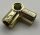 32014 Chrome Gold Technic, Axle and Pin Connector Angled #6 - 90 degrees  Custom Chromed by BUBUL