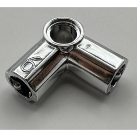   Chrome Silver Technic, Axle and Pin Connector Angled #6 - 90 degrees  32014 Custom Chromed by BUBUL
