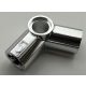32015 | Chrome Silver Technic, Axle and Pin Connector Angled #5 - 112.5 degrees | Custom Chromed by BUBUL