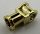 32039 | Chrome GOLD Technic, Axle Connector with Axle Hole or 42135 | Custom Chromed by BUBUL