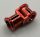 32039 | Chrome Red Technic, Axle Connector with Axle Hole or 42135 | Custom Chromed by BUBUL