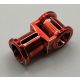 32039 | Chrome Red Technic, Axle Connector with Axle Hole or 42135 | Custom Chromed by BUBUL