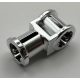 32039 | Chrome Silver Technic, Axle Connector with Axle Hole or 42135 | Custom Chromed by BUBUL