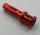 32054 Chrome RED Technic, Pin 3L with Friction Ridges Lengthwise and Stop Bush  32054 Custom Chromed by BUBUL