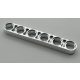 Chrome Silver Technic, Liftarm 1 x 6 Thin  32063 Custom Chromed by BUBUL