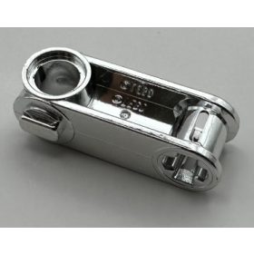   32068 Chrome Silver Technic, Axle and Pin Connector Perpendicular 3L with Pin Hole or 60558 Custom Chromed by BUBUL