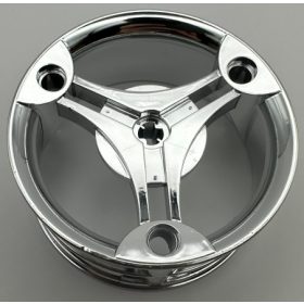   32077 Chrome Silver Wheel 70 x 28 mm Futuristic Custom Chromed by BUBUL