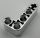 32140 Chrome Silver Technic, Liftarm 2 x 4 L-Shape Thick  32140 Custom Chromed by BUBUL