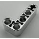 32140 Chrome Silver Technic, Liftarm 2 x 4 L-Shape Thick  32140 Custom Chromed by BUBUL