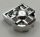 32172 Chrome Silver Technic, Pin Connector Block 3 x 3 x 1 Custom Chromed by BUBUL
