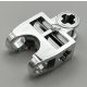 Chrome Silver Technic, Axle Connector 2 x 3 with Ball Socket, Open Sides  32174 Custom Chromed by BUBUL