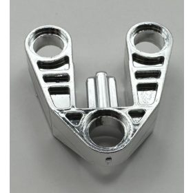   32175 Chrome Silver Technic, Pin Connector 3 x 3 with Axle and 3 Pin Holes Custom Chromed by BUBUL