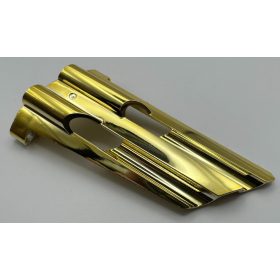   32188 Chrome Gold Technic, Panel Fairing # 3 Large Long, Large Holes, Side A or 22972, 41347 Custom Chromed by BUBUL
