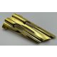 32188 Chrome Gold Technic, Panel Fairing # 3 Large Long, Large Holes, Side A or 22972, 41347 Custom Chromed by BUBUL