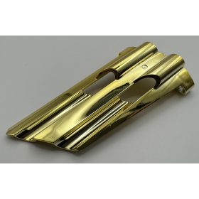   32189 Chrome Gold Technic, Panel Fairing # 4 Large Long, Large Holes, Side B or 22973, 41348 Custom Chromed by BUBUL
