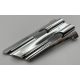 32189 Chrome Silver Technic, Panel Fairing # 4 Large Long, Large Holes, Side B or 22973, 41348 Custom Chromed by BUBUL