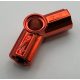 32192 Chrome RED Technic, Axle and Pin Connector Angled #4 - 135 degrees  Custom Chromed by BUBUL