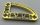 32250 Chrome gold Technic, Liftarm 3 x 5 L-Shape with Quarter Ellipse Thin  Custom Chromed by BUBUL