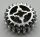 32269 Chrome Silver Technic, Gear 20 Tooth Double Bevel   Custom chromed by Bubul