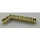 32271 Chrome Gold Technic, Liftarm 1 x 9 Bent (7 - 3) Thick   32271  Custom Chromed by BUBUL