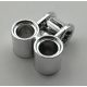 32291, 42163 | Chrome Silver Technic, Axle and Pin Connector Perpendicular Double | Custom Chromed by BUBUL